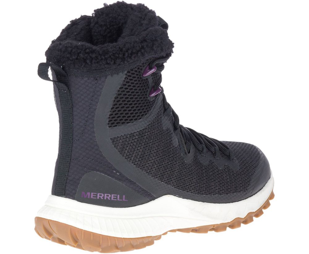 Botas Senhora - Merrell Bravada Knit Polar Waterproof - Pretas - JAY084975